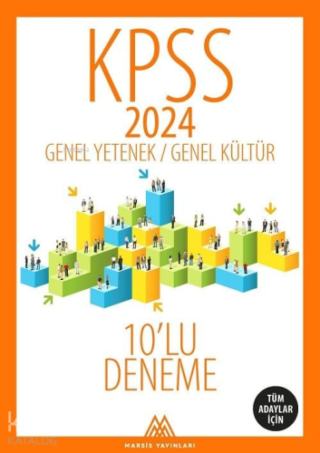 Marsis Yayınları 2024 KPSS Genel Yetenek Genel Kültür 10 Deneme | Kole