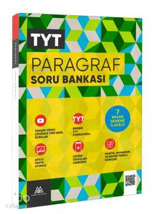 Marsis Yayınları TYT Paragraf Soru Bankası 7 Branş Deneme İlaveli | Ko