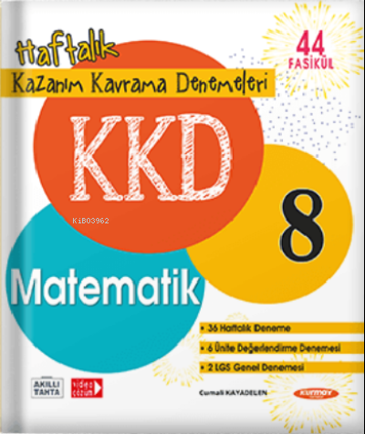 Matematik Haftalık Kazanım Kavrama Denemeleri (44 Fasikül) | Kolektif 