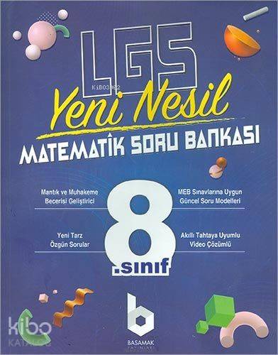 Matematik Soru Bankası;LGS Yeni Nesil | Kolektif | Basamak Yayıncılık 