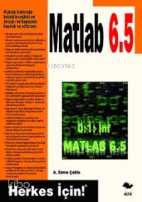 Matlab 6.5 | A. Emre Çetin | Alfa Basım Yayım Dağıtım