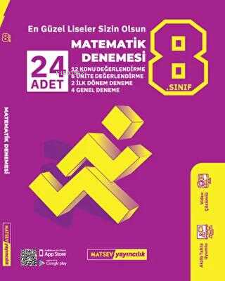 Matsev Yayıncılık 8. Sınıf 24’lü Matematik Denemesi | Kolektif | Matse