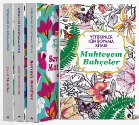 Maya Yetişkinler İçin Boyama Kitabı; 4 Kitap Takım | Kolektif | Maya K