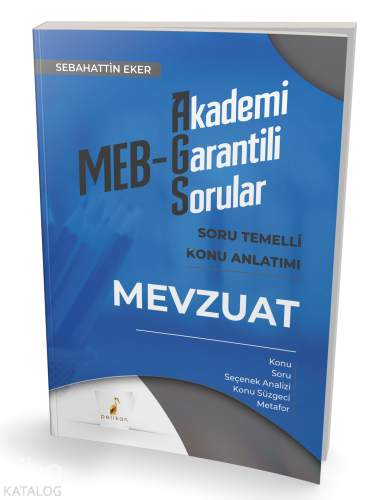 MEB – AGS Mevzuat Soru Temelli Konu Anlatımı | Sebahattin Eker | Pelik