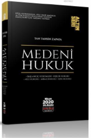 Medeni Hukuk Konu Anlatımı | Tan Tahsin Zapata | Savaş Yayınevi