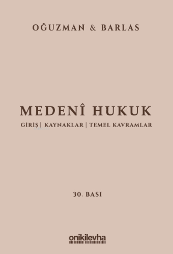 Medeni Hukuk | Nami Barlas | On İki Levha Yayıncılık