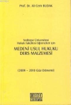 Medeni Usul Hukuku Ders Malzemesi | Ali Cem Budak | On İki Levha Yayın