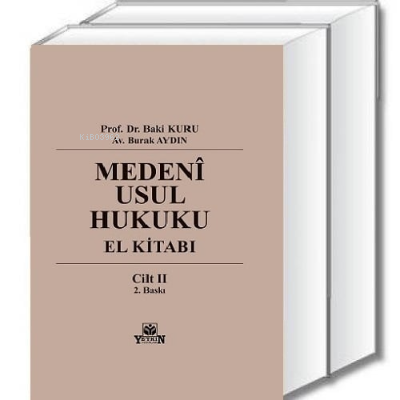 Medeni Usul Hukuku El Kitabı ( 2 Cilt ) | Baki Kuru | Yetkin Yayınları