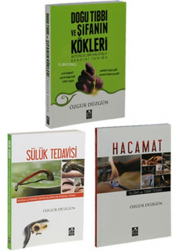 Mercan Sağlık Hazinesi 3 Kitap Set & Hacamat, Sülük Tedavisi, Doğu Tıb