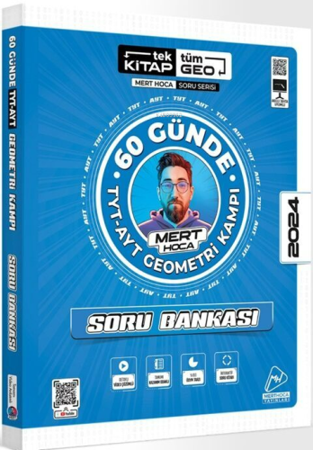 Mert Hoca 2024 TYT AYT 60 Günde Geometri Kampı Soru Bankası | Mert Güv