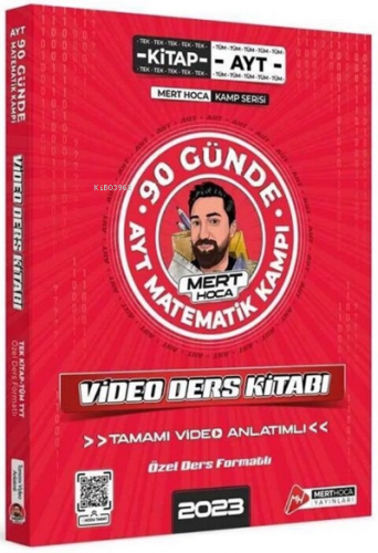 Mert Hoca Yayınları/ 2023 90 Günde AYT Matematik Kampı Video Ders Kita