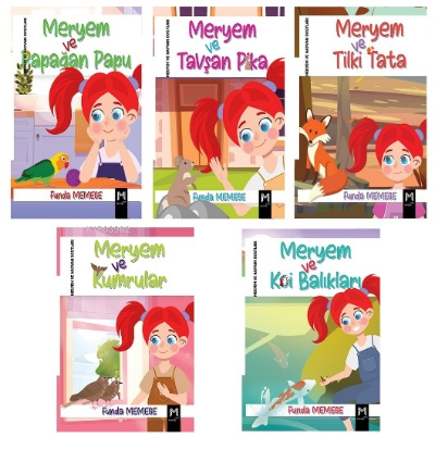 Meryem ve Hayvan Dostları Hikaye Seti (5 Kitap Takım) | Funda Memege |