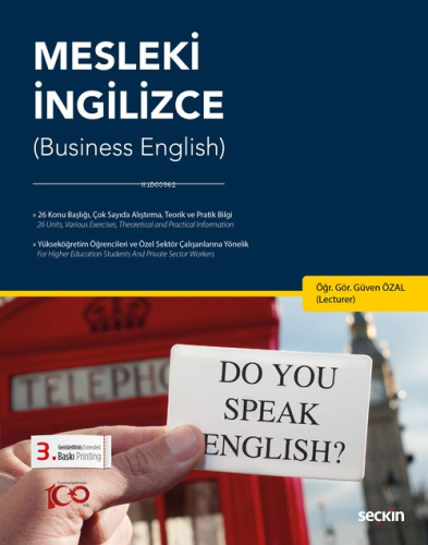 Mesleki İngilizce;Business English | Güven Özal | Seçkin Yayıncılık