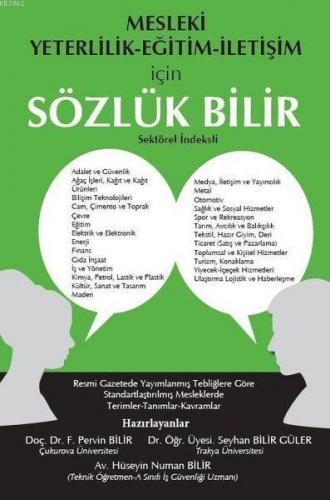 Mesleki Yeterlilik Eğitim İletişim İçin Sözlük Bilir; Sektörel İndeksl