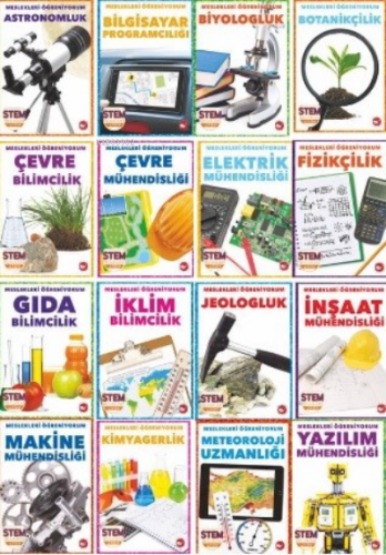 Meslekleri Öğreniyorum Set – 16 Kitap | R.J. Bailey | Beyaz Balina Yay