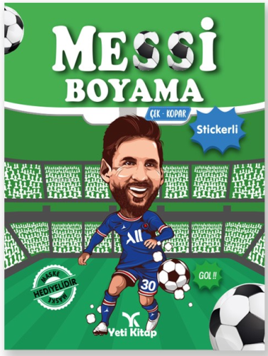 Messi Boyama Kitabı | Feyyaz Ulaş | Yeti Kitap