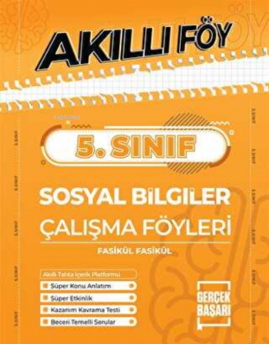 Metafor 5.Sınıf Sosyal Bilgiler Akıllı Föy | Kolektif | Gerçek Başarı 