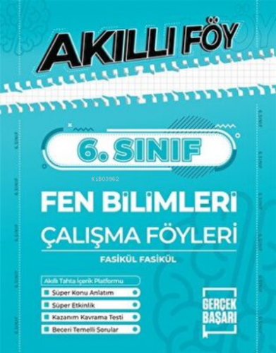 Metafor 6.Sınıf Fen Bilimleri Akıllı Föy | Kolektif | Gerçek Başarı Ya