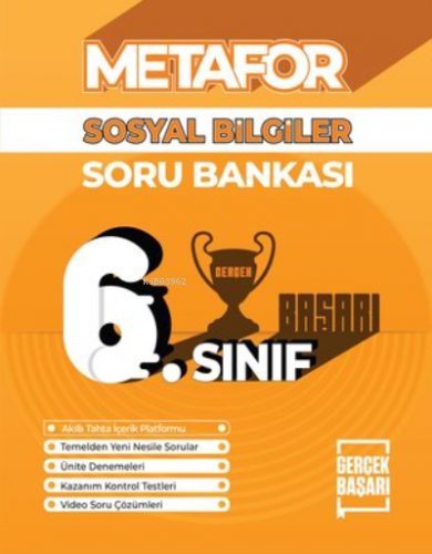 Metafor 6.Sınıf Sosyal Bilgiler Soru Bankası | Kolektif | Gerçek Başar