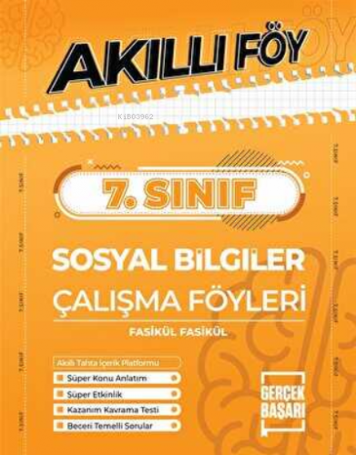 Metafor 7.Sınıf Sosyal Bilgiler Akıllı Föy | Kolektif | Gerçek Başarı 