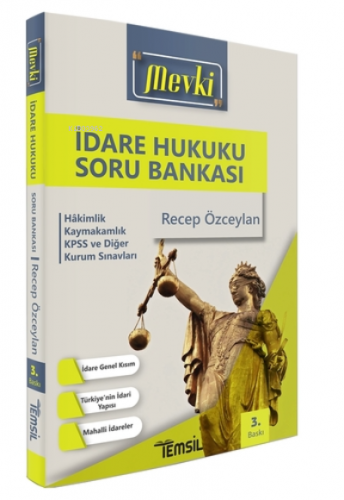 Mevki İdare Hukuku; Tamamı Çözümlü Soru Bankası | Recep Özceylan | Tem