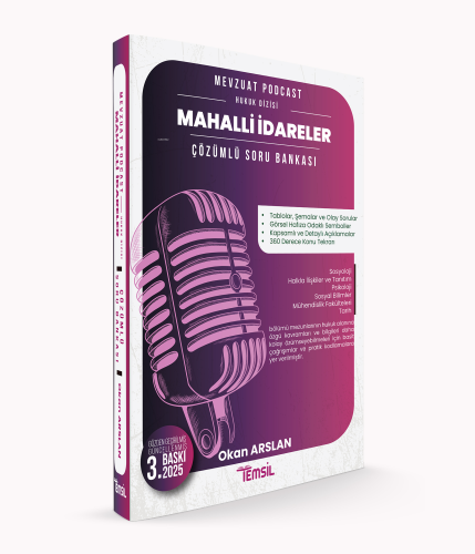 Mevzuat Podcast Mahalli İdareler ;Çözümlü Soru Bankası (Kaymakamlık, A