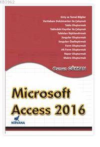 Microsoft Access 2016 | Osman Gürkan | Nirvana Yayınları