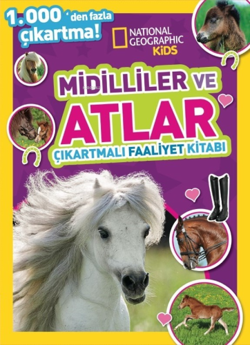 Midilliler ve Atlar (Çıkartmalı Faaliyet Kitabı) | Kolektif | National