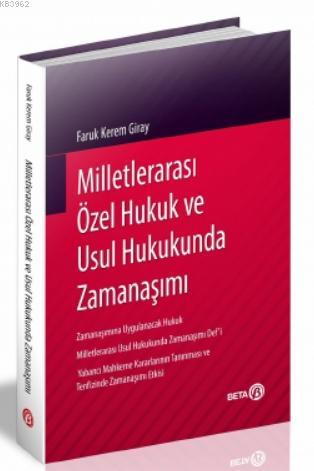 Milletlerarası Özel Hukuk ve Usul Hukukunda Zamanaşımı | Faruk Kerem G