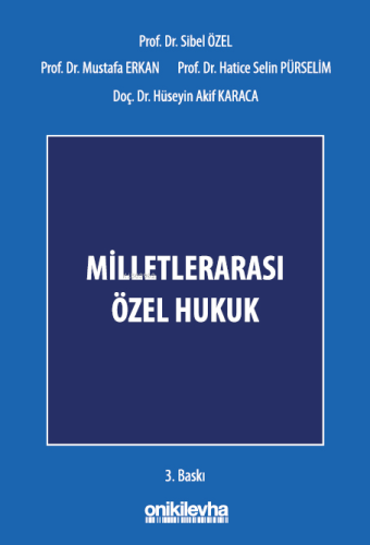 Milletlerarası Özel Hukuk | Mustafa Erkan | On İki Levha Yayıncılık