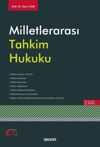 Milletlerarası Tahkim Hukuku | Hacı Can | Seçkin Yayıncılık