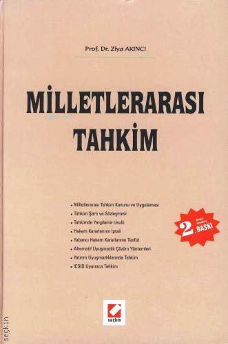 Milletlerarası Tahkim | Ziya Akıncı | Seçkin Yayıncılık