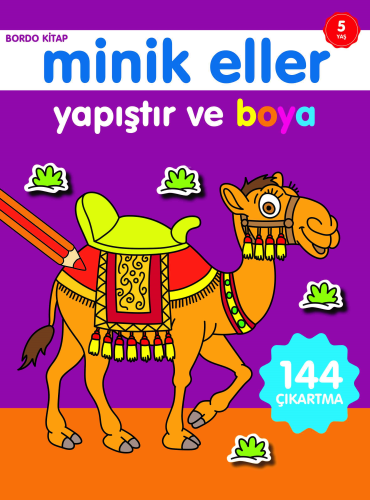 Minik Eller Yapıştır ve Boya;Bordo Kitap | Ahmet Altay | 0-6 Yaş Yayın