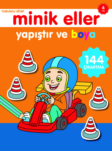 Minik Eller Yapıştır ve Boya;Turuncu Kitap | Ahmet Altay | 0-6 Yaş Yay