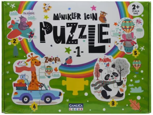 Minikler İçin Puzzle -1 (Kutulu) - Yaş 2+ | Kolektif | Çamlıca Çocuk Y