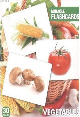 Miracle FlashCards| Vegetables; 30 Cards | | MK Publications