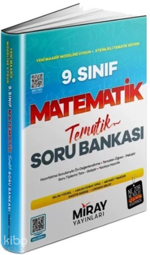 Miray 9. Sınıf Matematik Tematik Soru Bankası | Selim Yüksel | Miray Y