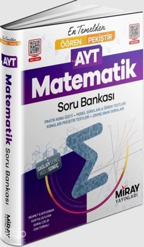 Miray Öğren Pekiştir AYT Matematik Konu Özetli Soru Bankası | Kolektif