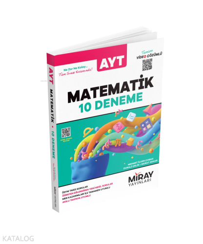 Miray Yayınları AYT Matematik 10 Deneme | Kolektif | Miray Yayınları