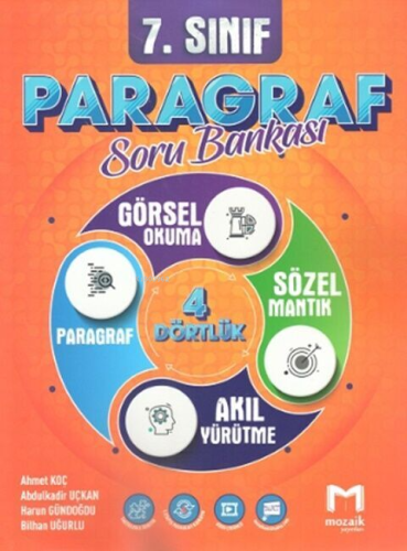 Mozaik Yayınları 7. Sınıf Paragraf Soru Bankası | Abdulkadir Uçkan | M