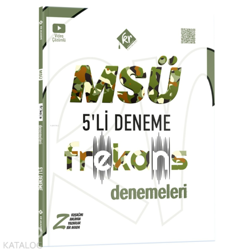 MSÜ 5'li Frekans Denemeleri KR Akademi Yayınları | Kolektif | KR Akade