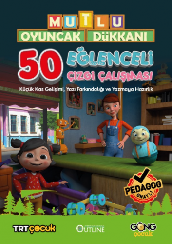 Mutlu Oyuncak Dükkanı 50 Eğlenceli Çizgi Çalışması | Kolektif | Gong Ç