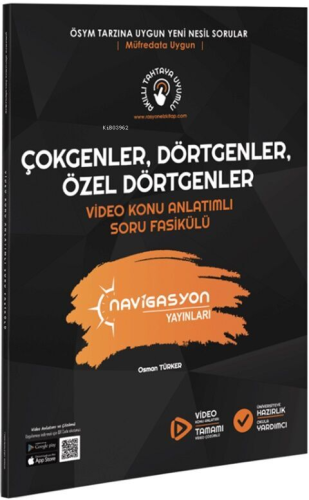 Navigasyon Yayınları TYT AYT Matematik Çokgenler, Dörtgenler ve Özel D