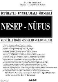 Nesep Nüfus ve Kişisel Hukuk Davaları | B. Tunç Demiralp | Alfa Basım 