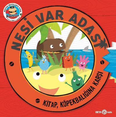 Nesi Var Adası Kitap, Köpekbalığına Karşı | Sue Hendra | Beta Kids