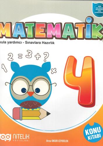 Nitelik Yayınları 4. Sınıf Matematik Konu Kitabı | Kolektif | Nitelik 