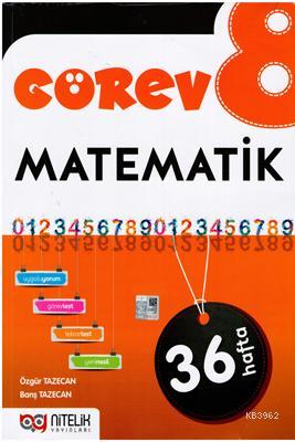 Nitelik Yayınları 8.Sınıf Görev Matematik Soru Bankası | Kolektif | Ni