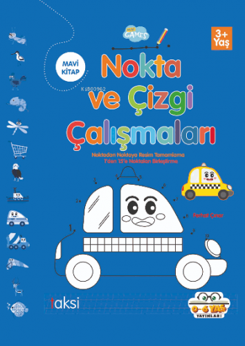 Nokta ve Çizgi Çalışmaları Mavi Kitap | Kolektif | 0-6 Yaş Yayınları