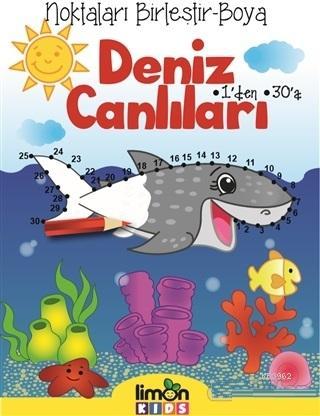 Noktaları Birleştir Boya Deniz Canlıları | Kolektif | Limon Kids