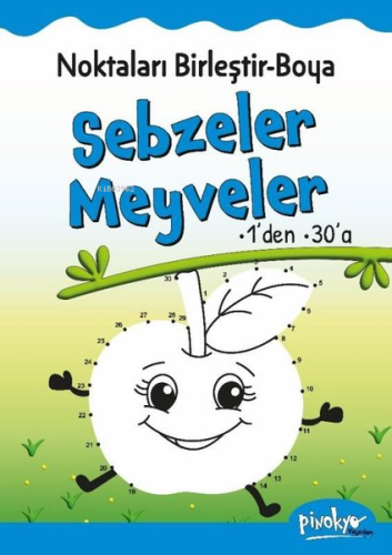 Noktaları Birleştir Boya Sebzeler Meyveler 1'den 30'a | Buçe Dayı | Pi